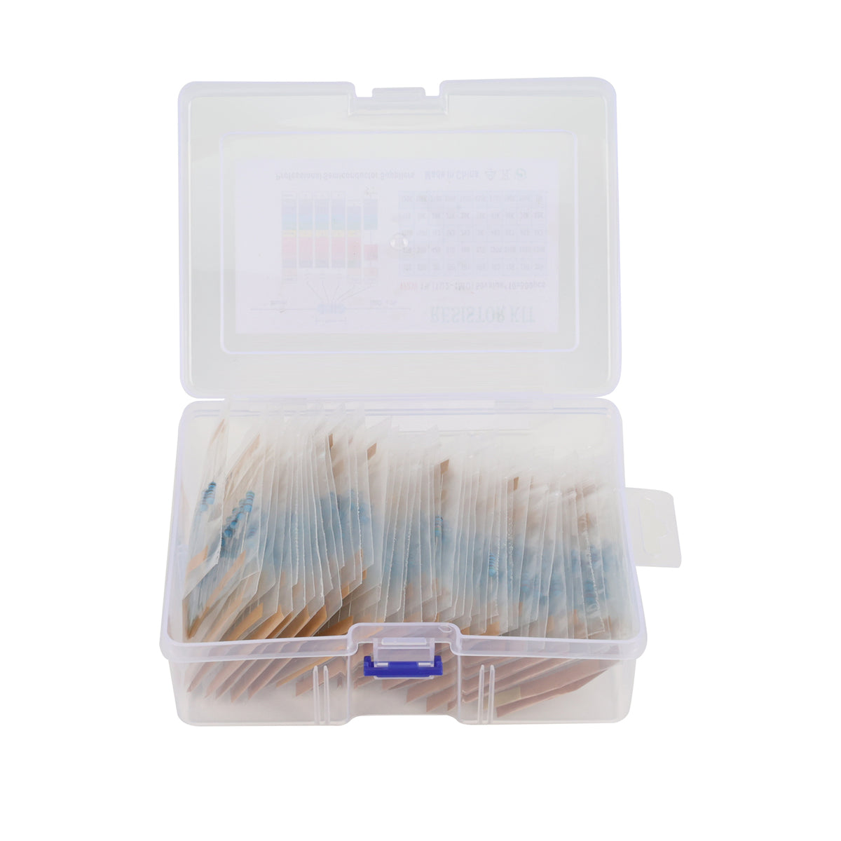 Sada metalizovaných rezistorů 1,2ohm-1Mohm 1/2W (0,5W) – 500 ks, 50 hodnot