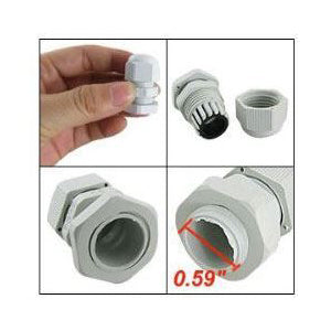 Kabelová průchodka PG-9 pro kabel 4-8mm bílá
