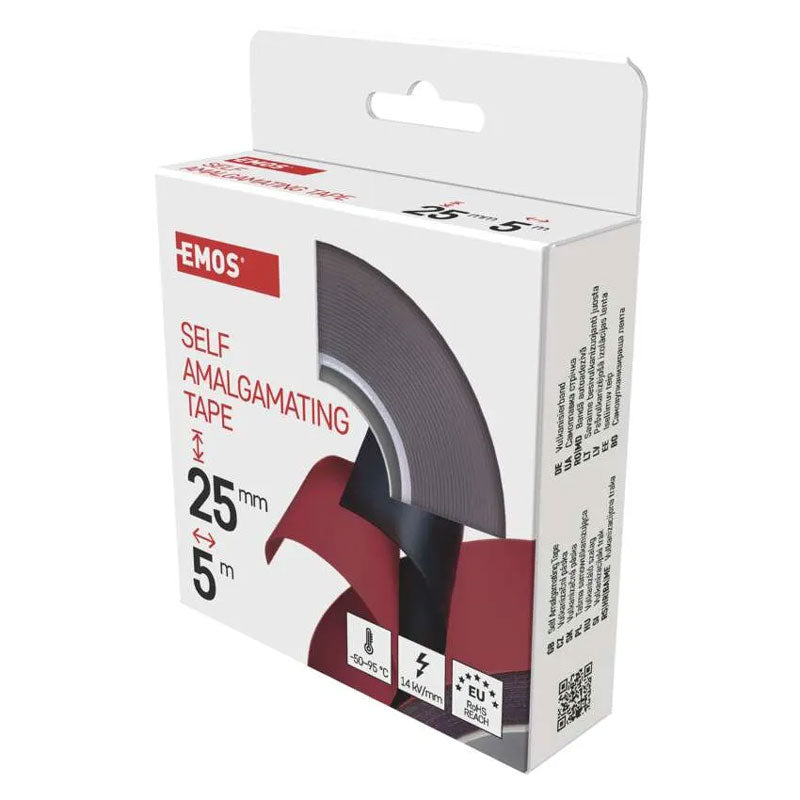 Páska vulkanizační 25mm/5m černá EMOS F52502