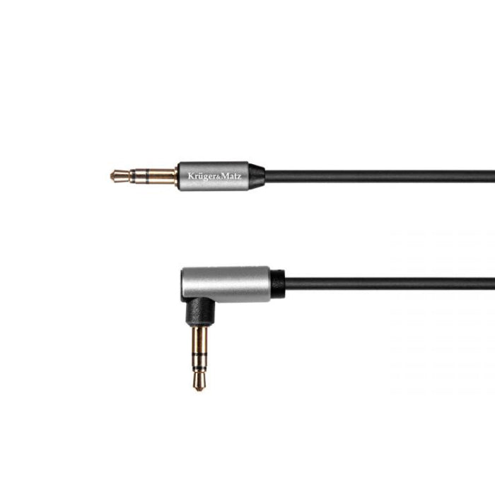 Kabel Jack 3,5mm konektor/Jack 3,5mm konektor 1,8m KRUGER & MATZ KM1243 Basic spirálový