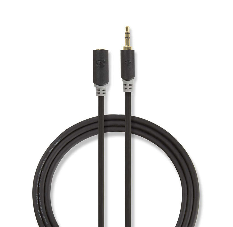 Kabel Jack 3,5mm konektor/Jack 3,5mm zdířka 5m NEDIS CABW22050AT50