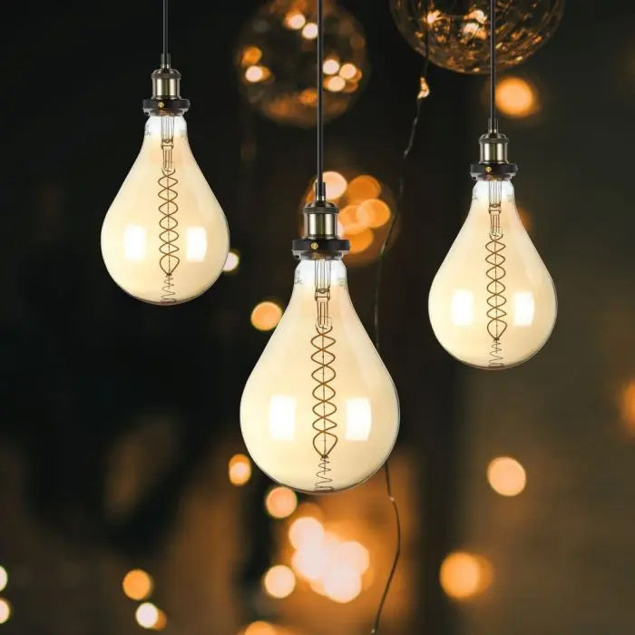 Žárovka Filament LED E27 8W A165 bílá teplá V-TAC VT-2138 Dimmable