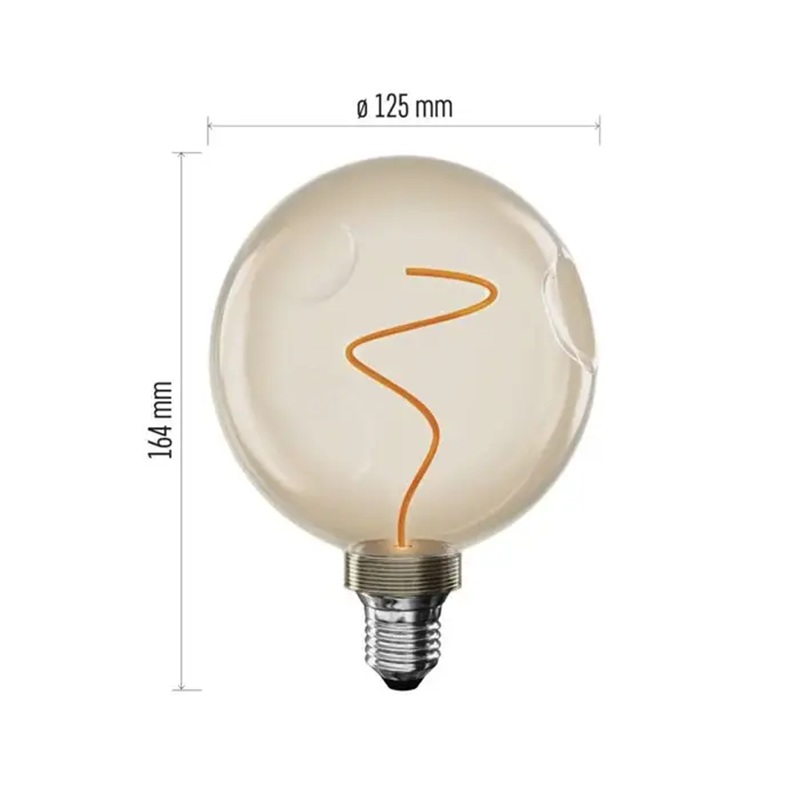 Žárovka DECO LED E27 4,5W flame EMOS Z50B11