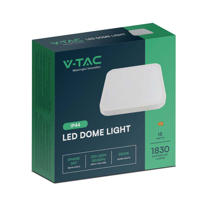 Svítidlo stropní V-TAC VT-8618-N Square 18W