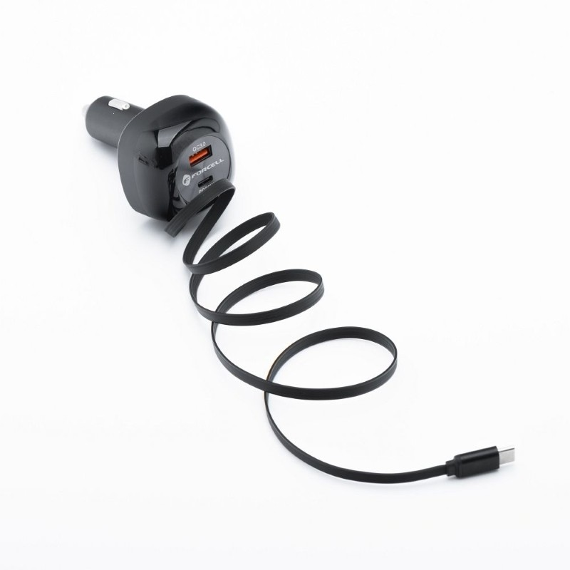 Autoadaptér USB FORCELL F-Energy Alu
