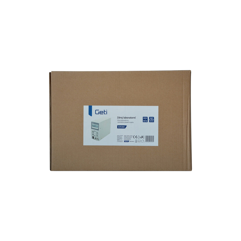 Zdroj laboratorní GETI GLPS 3003 0-30V/ 0-3A