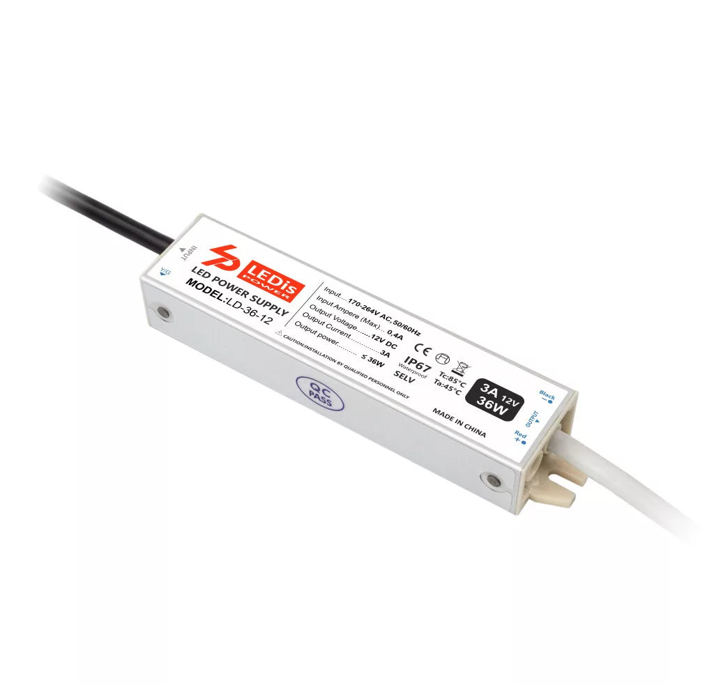 LED zdroj LEDIS LD-36-12 36W 12V IP67