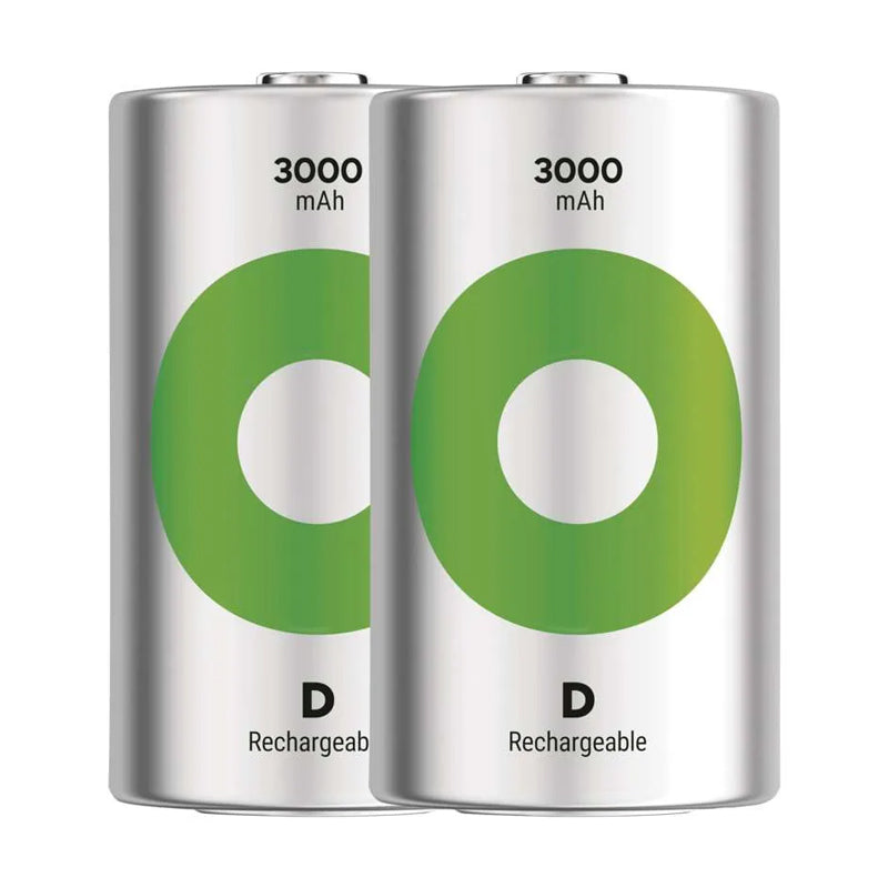 Baterie D (R20) nabíjecí 1,2V/3000mAh GP Recyko 2ks