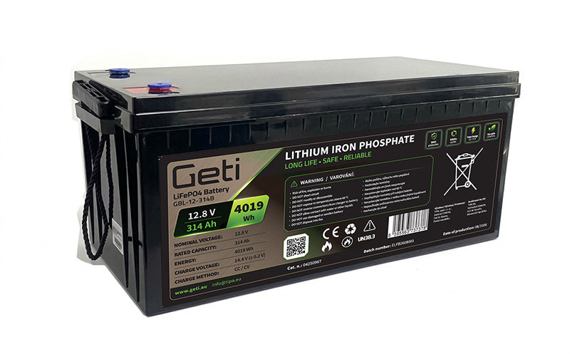 Baterie LiFePO4 12,8V 2314Ah GETI GBL-12-314B