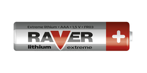 Baterie lithiová AAA R03 1,5V RAVER 2ks / blistr