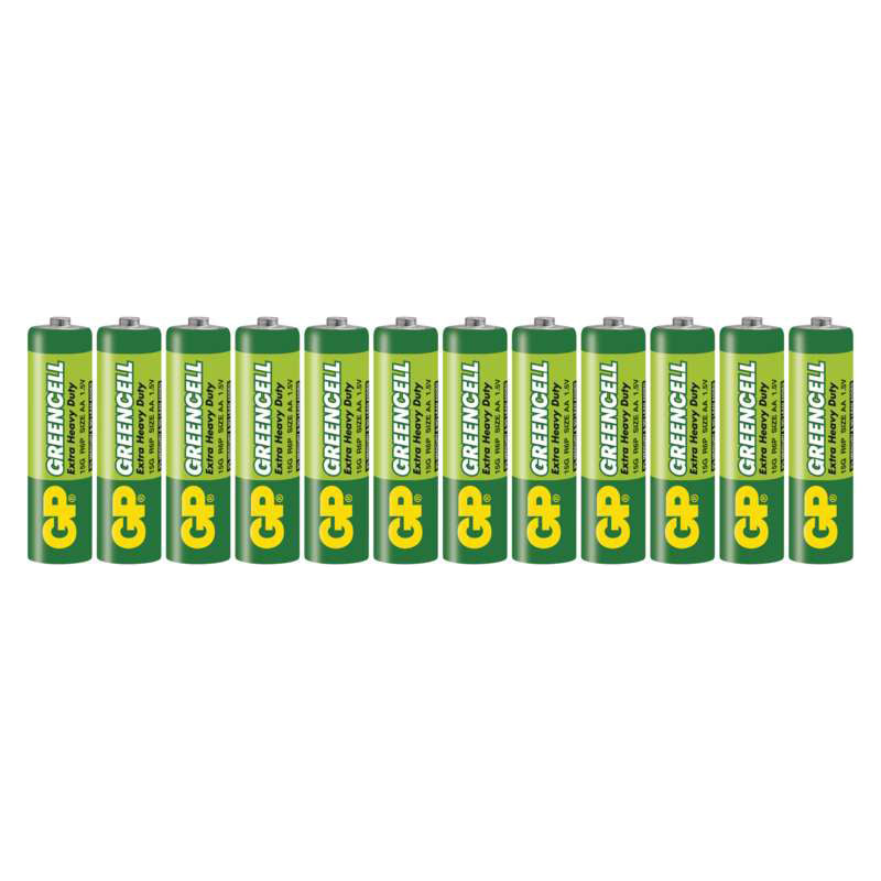 Baterie AA (R6) Zn-Cl GP Greencell 12ks