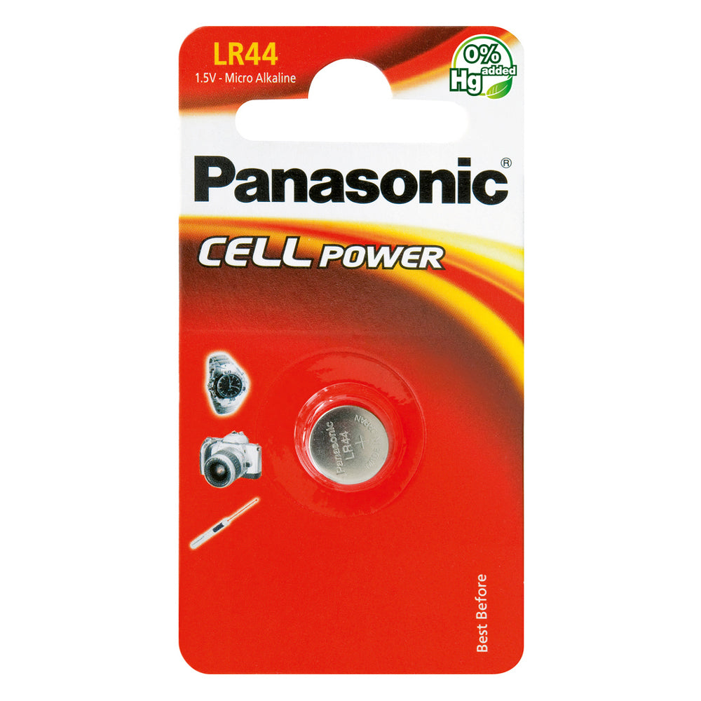 Baterie LR44 (A76) PANASONIC Cell Power alkalická 1ks / blistr