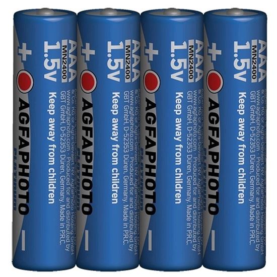 Baterie AAA (LR03) alkalická AGFAPHOTO Power 4ks / shrink