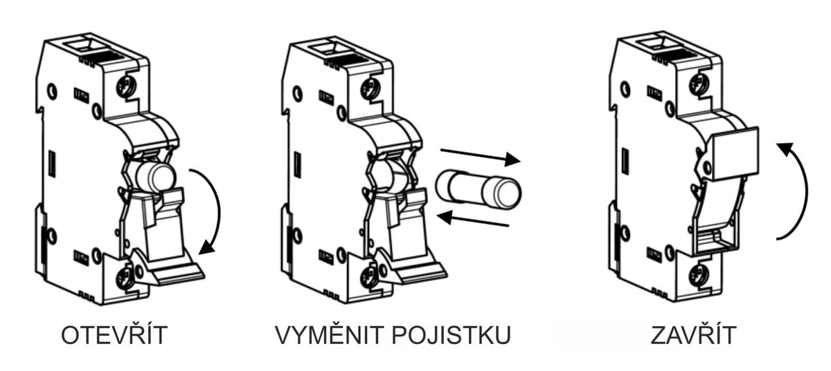 Pojistný odpínač k fotovoltaickému panelu 16 A