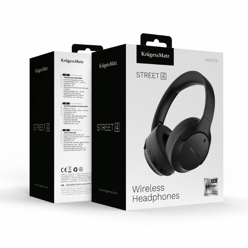 Sluchátka Bluetooth KRUGER & MATZ Street 4 Black