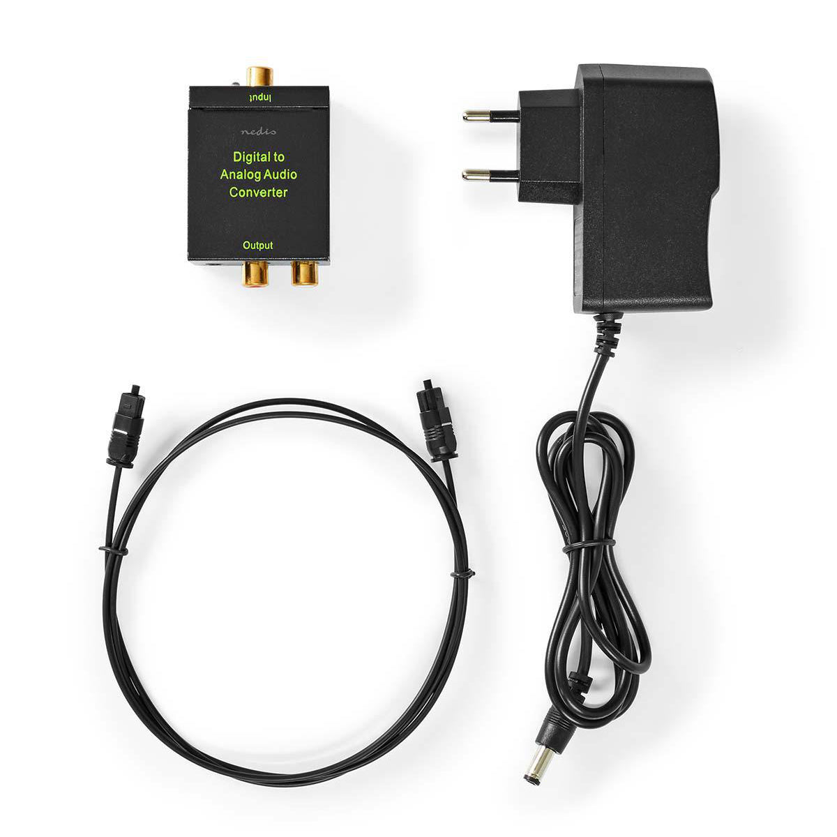Převodník 2x Cinch/Toslink NEDIS ACON2510BK