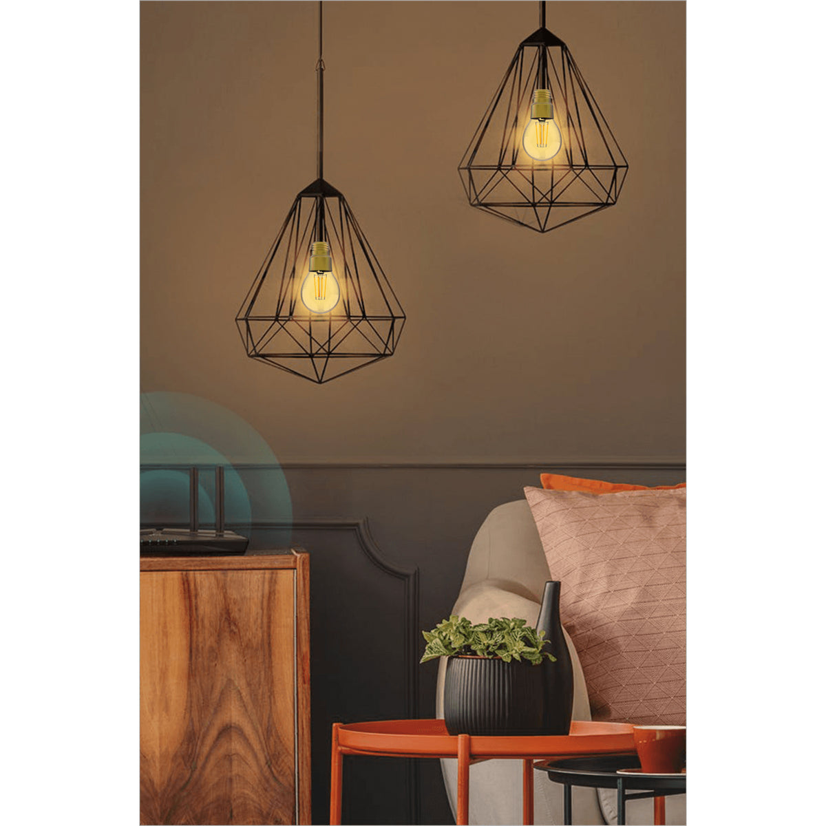 Smart LED žárovka E27 6W teplá bílá WOOX R9078 WiFi Tuya