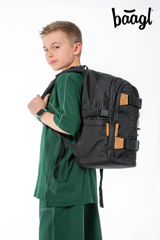 Batoh školní BAAGL Skate Darkness