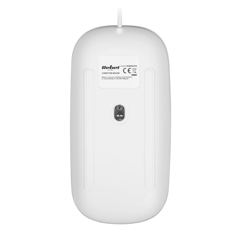 Myš drátová REBEL WDM210 White