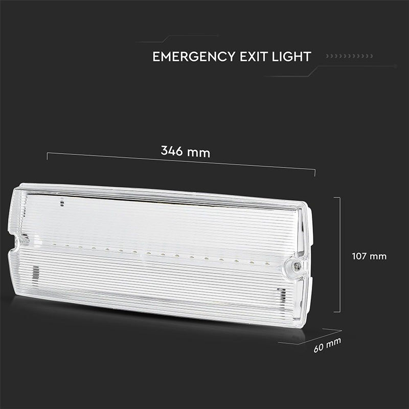 LED nouzové svítidlo s cedulí V-TAC VT-543