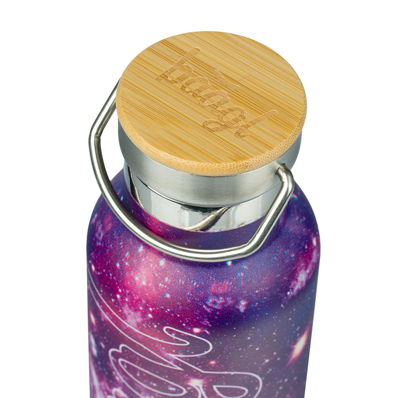 Termoláhev BAAGL Galaxy 500ml s bambusovým víčkem