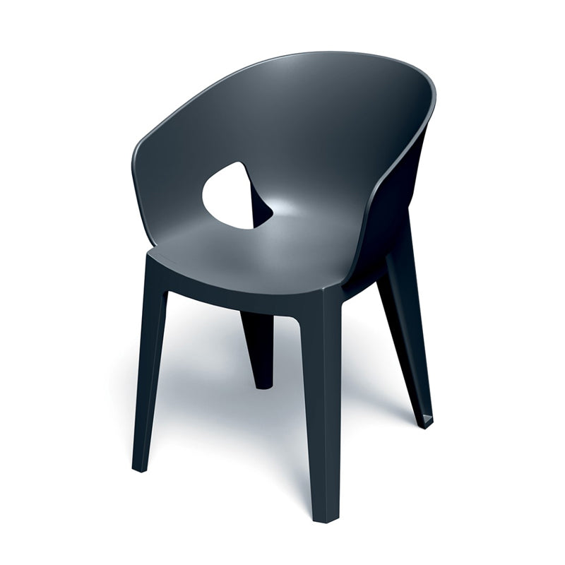 Židle zahradní PREMO 560x590x810mm - uhelná
