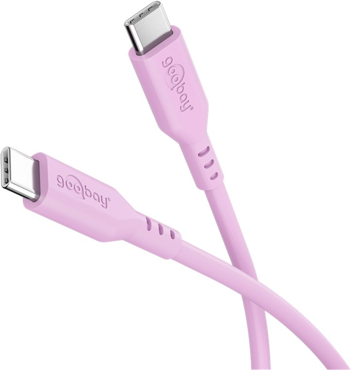 Kabel GOOBAY 77746 USB-C/USB-C 1,5m Pink