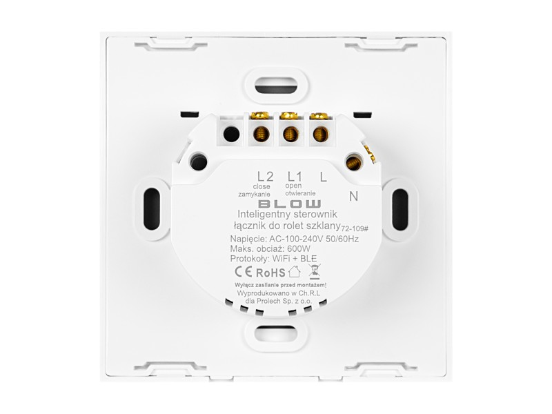 Smart ovladač a spínač pro rolety BLOW 72-109 WiFi Tuya