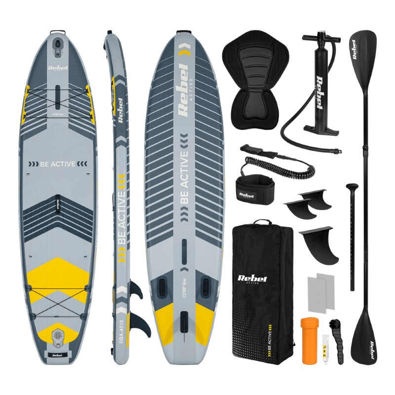 Paddleboard REBEL RBA-4518-G Grey