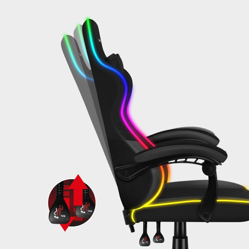Křeslo herní HUZARO Force 4.4 RGB Black