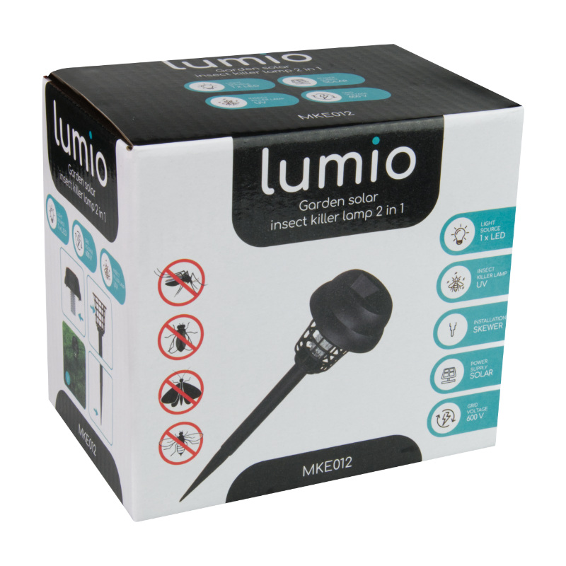 Lapač hmyzu LUMIO MKE012 2v1 solární
