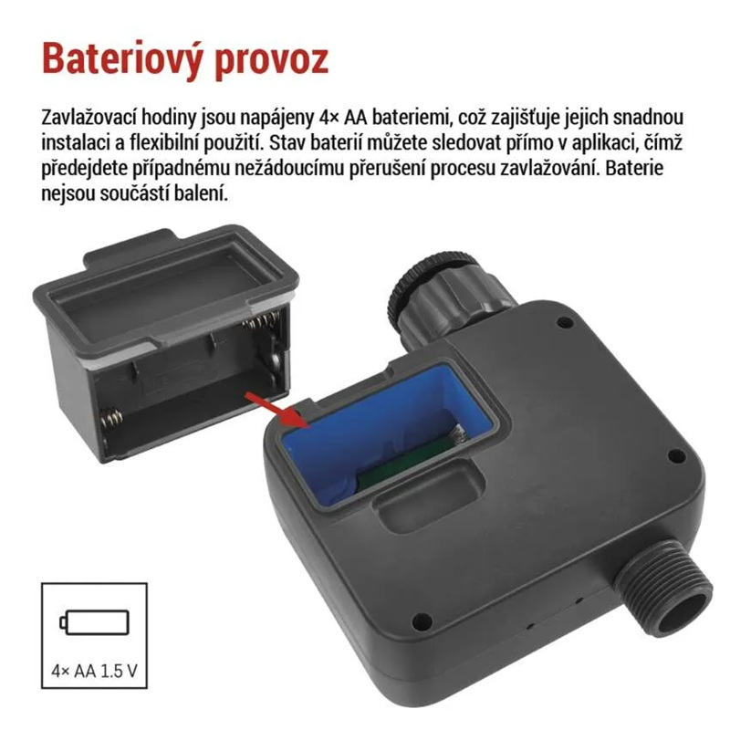 GoSmart zavlažovací hodiny, Bluetooth 5.0, 1 výstup EMOS PW56201