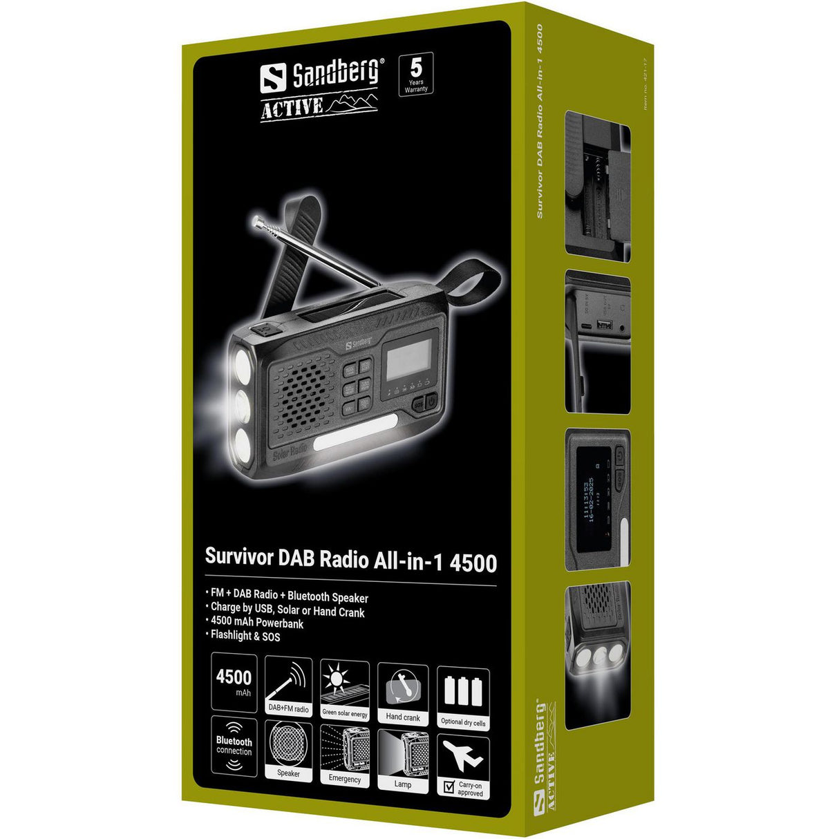 Radio SANDBERG Survivor All-in-1 4500 DAB