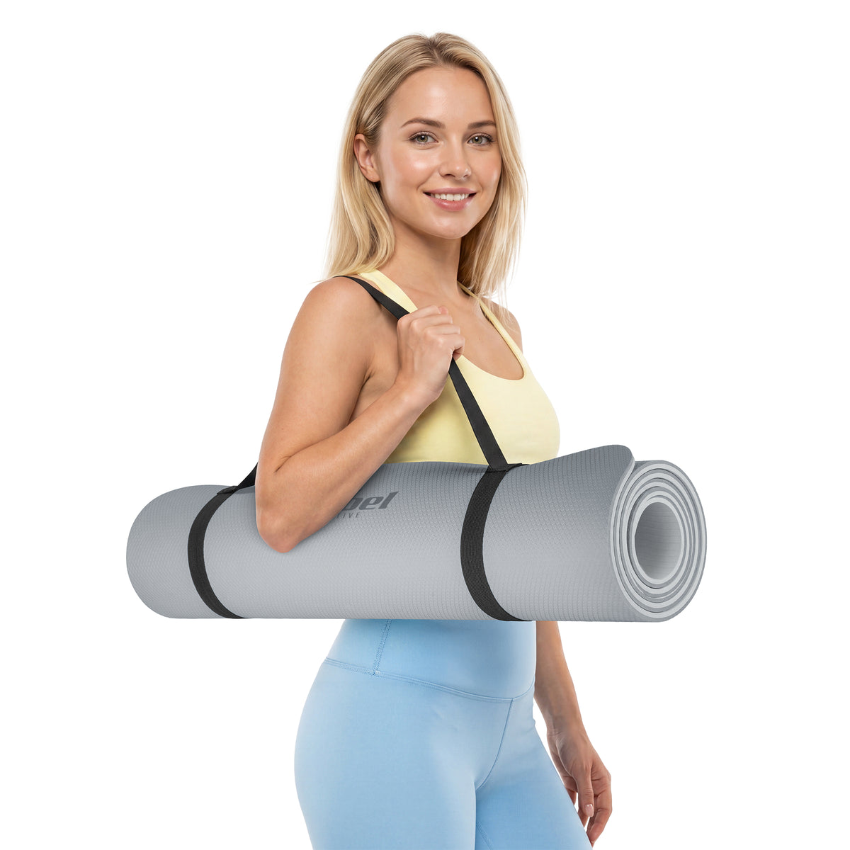 Podložka na jógu REBEL RBA-3152-2GY 6mm