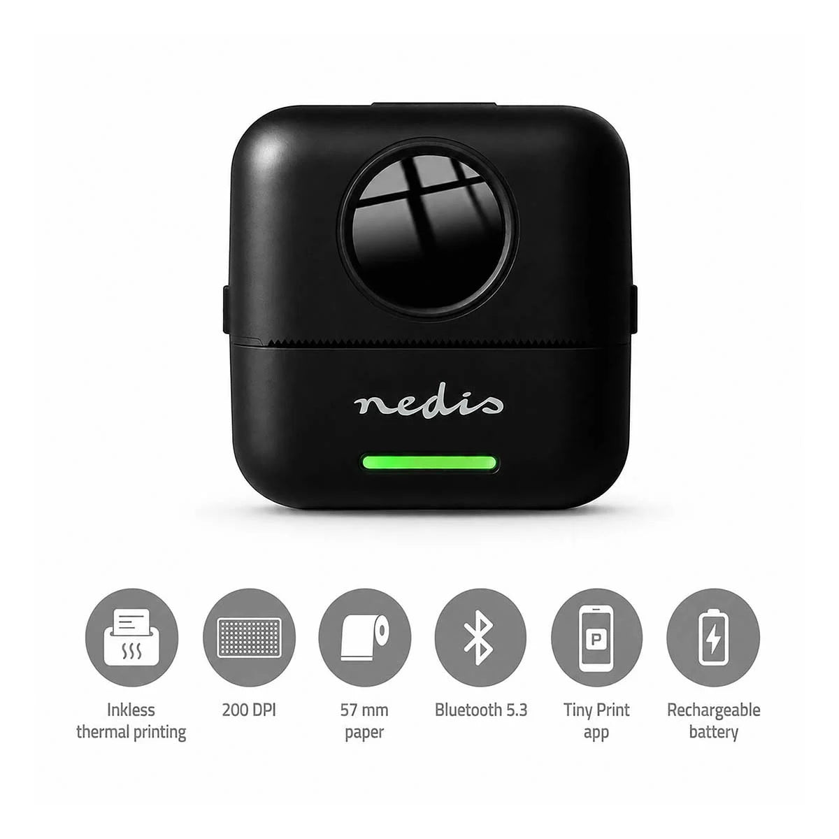 Fototiskárna NEDIS MTPR26BK
