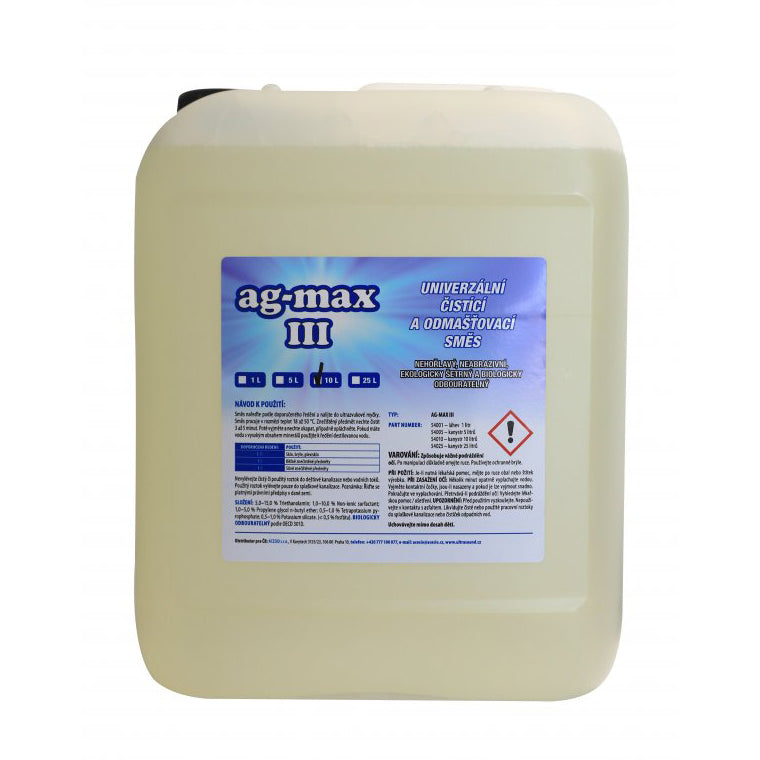 Čisticí koncentrát SIMPLY SONIC Heavy Duty Cleaner AG Max III 10l