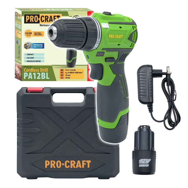 Šroubovák AKU PROCRAFT PA12BL
