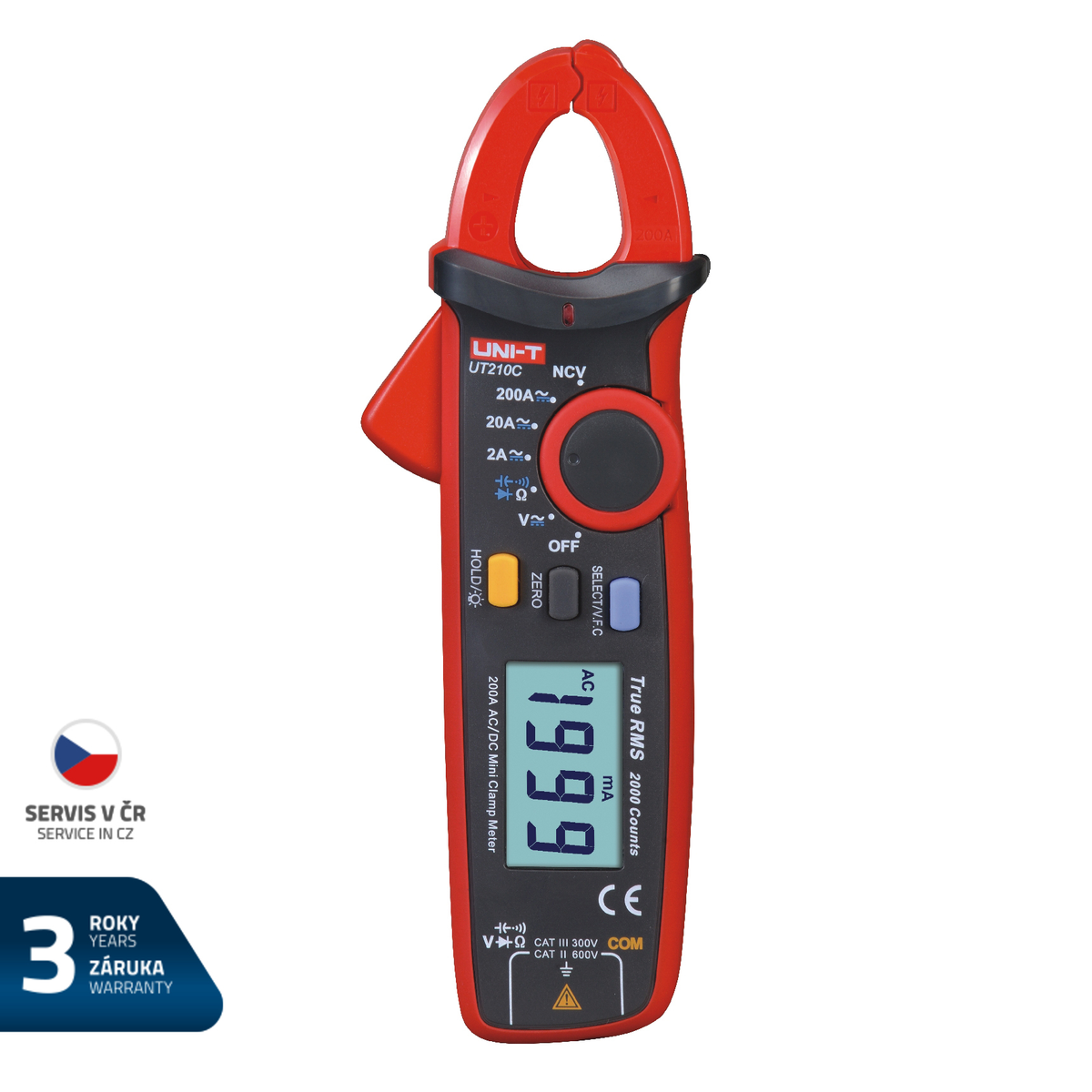 Multimetr UNI-T UT210C klešťový
