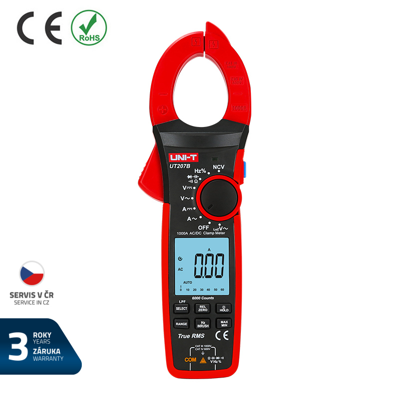 Multimetr UNI-T UT207B klešťový