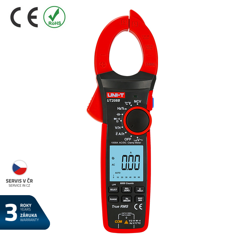 Multimetr UNI-T UT208B klešťový