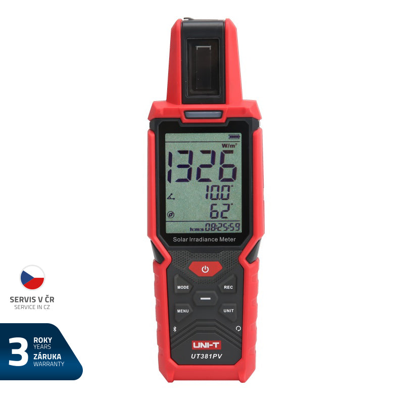 Měřič solárního záření UNI-T UT381PV