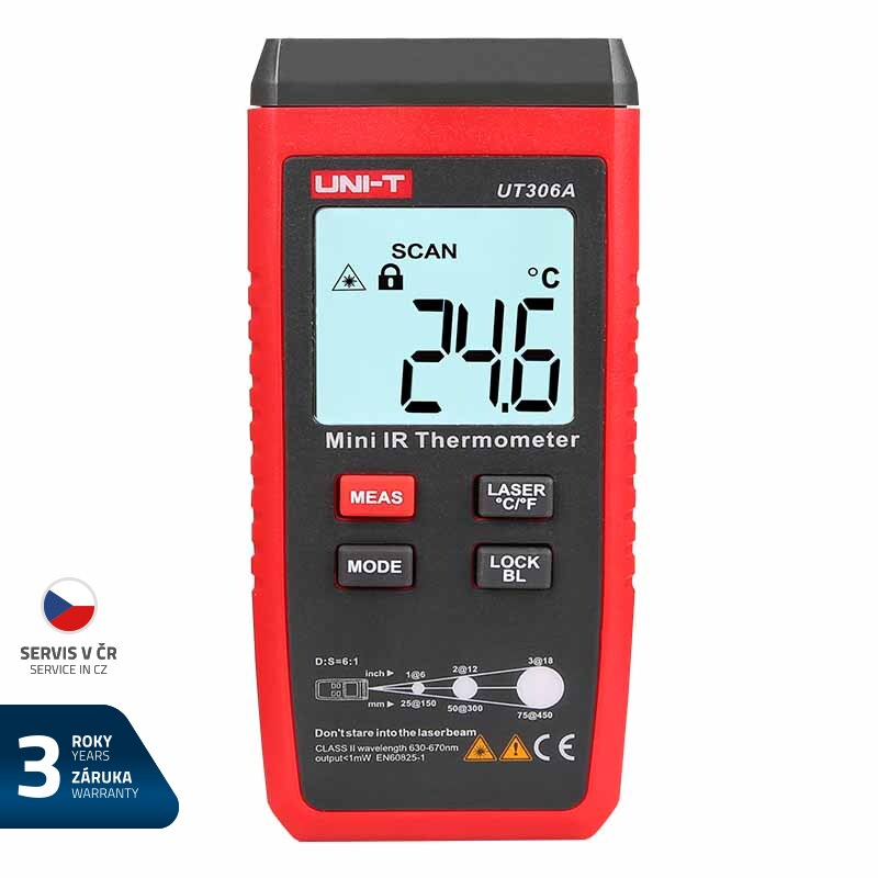 Teploměr bezkontaktní UNI-T UT306A