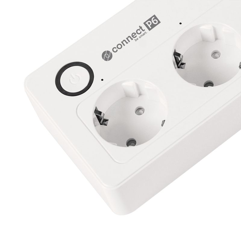 Smart prodlužovací kabel 4 zásuvky 1,6m KRUGER & MATZ Connect P6 WiFi Tuya
