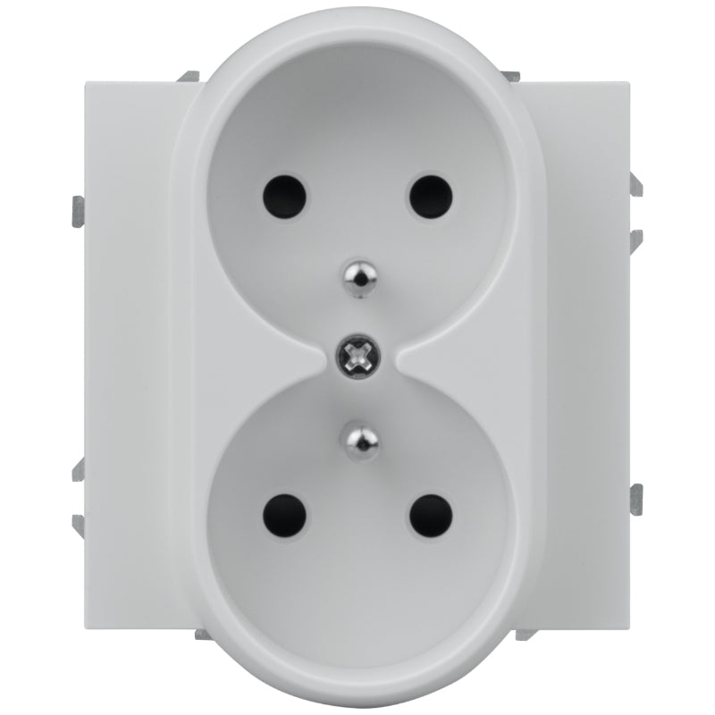 Dvojzásuvka DPM MOXY MOX1029W bílá