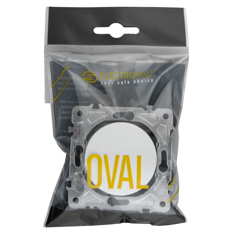 Vypínač ELECTROMALT OVAL OVA1021W bílý