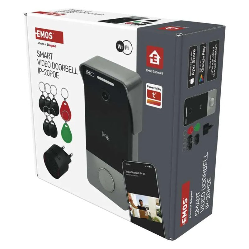 GoSmart videozvonek EMOS IP-20PoE WiFi Tuya