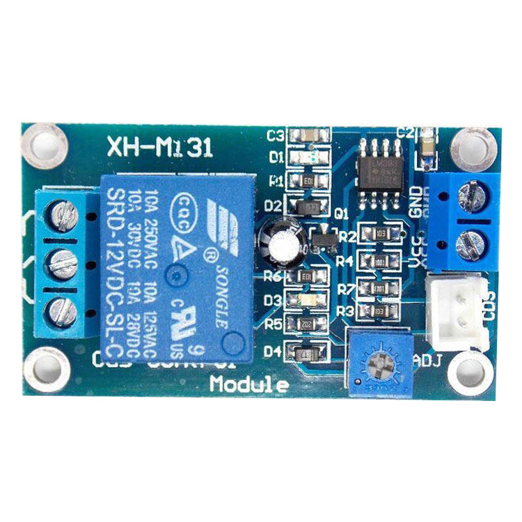 Světlocitlivý senzor s relé, modul XH-M131, napájení 12V