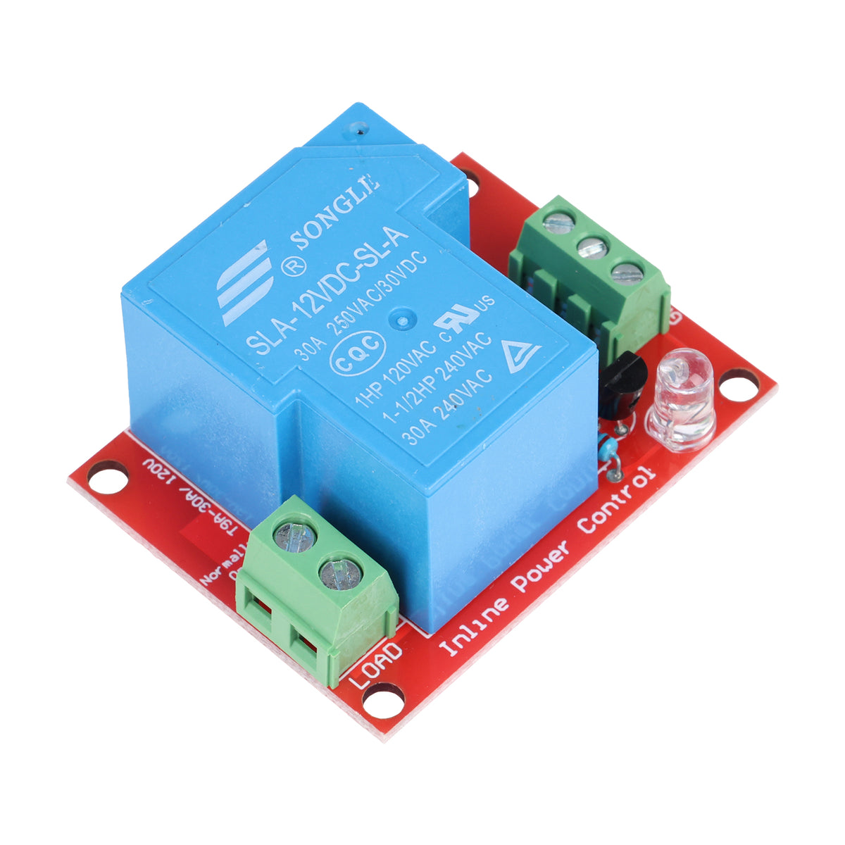 Modul jednokanálového relé 12V 30A s podporou vysoké úrovně (High Level Trigger)