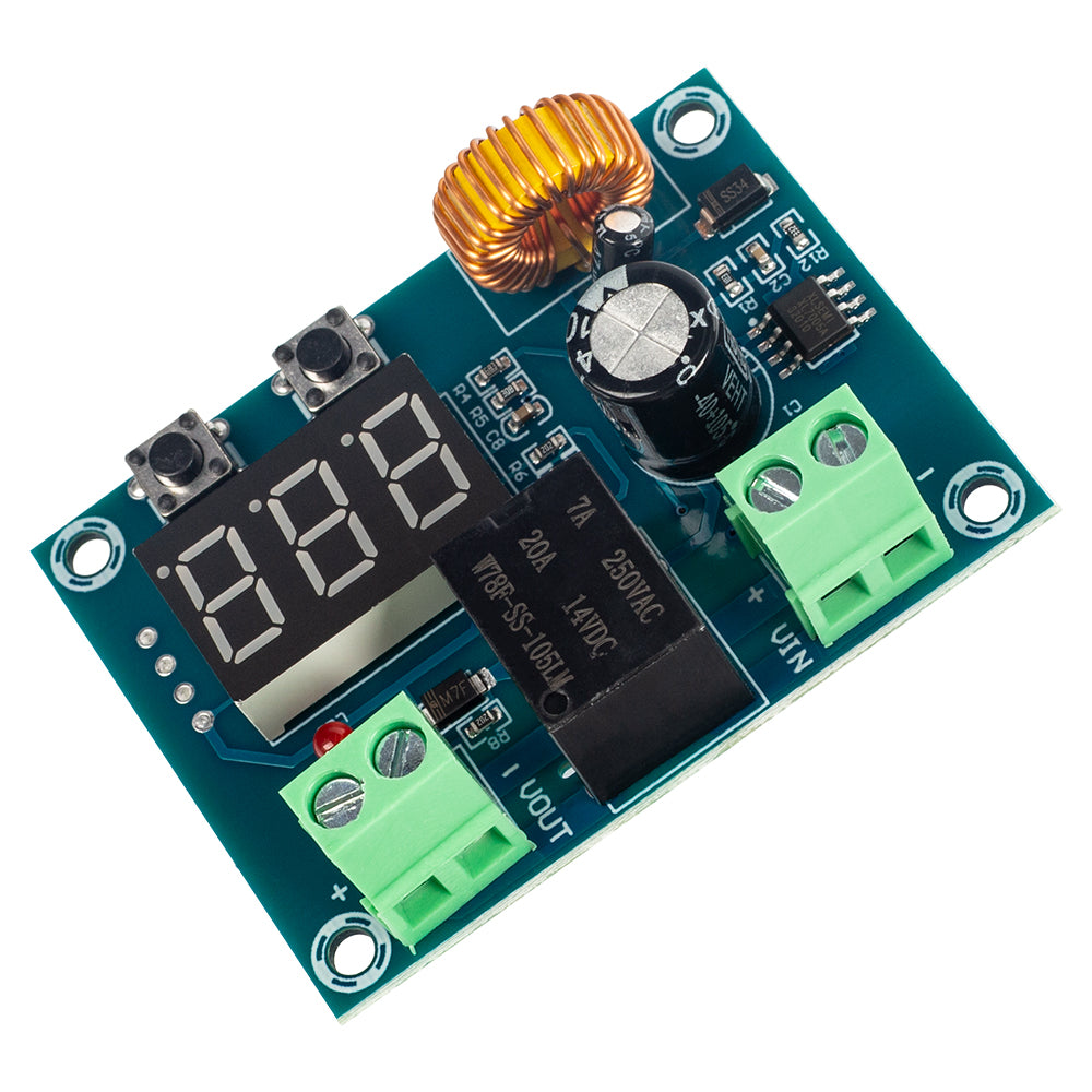 Ochranný modul pro lithiové baterie XH-M609 (DC 12V–36V), podpěťová ochrana a odpojovač zá