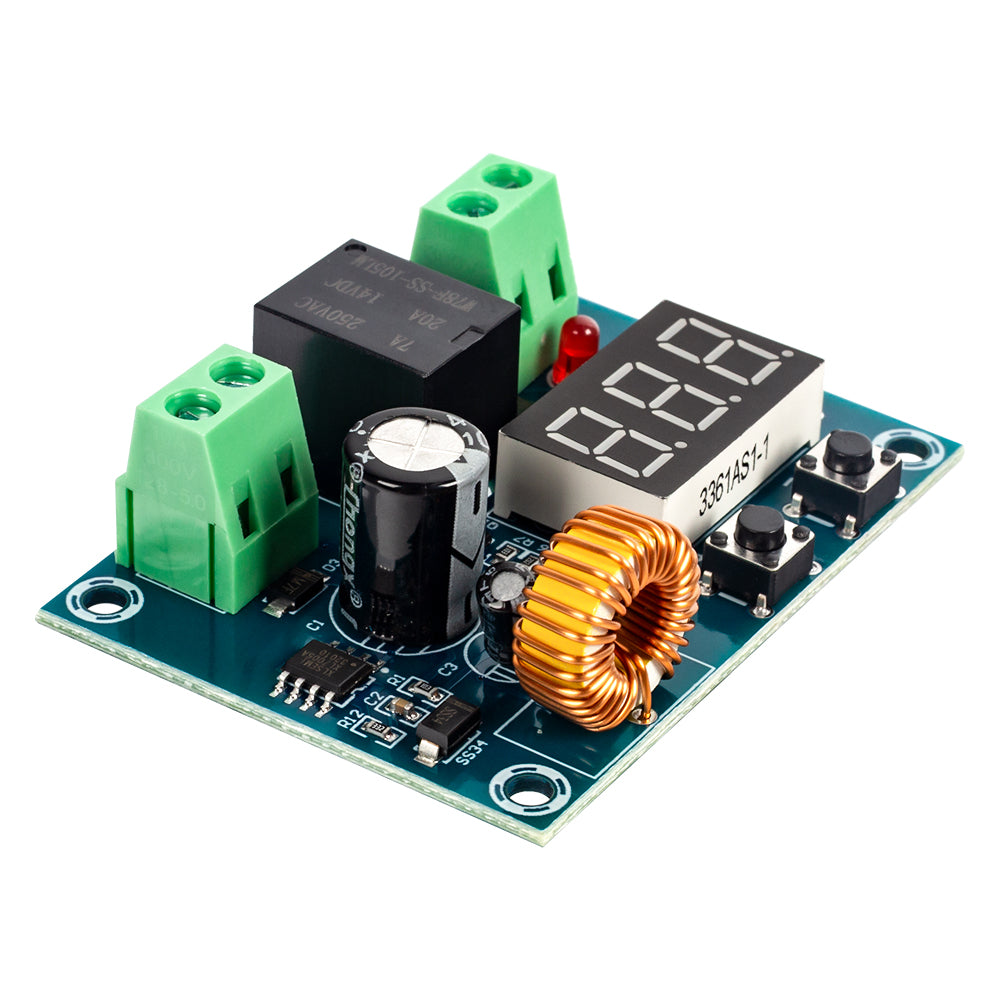 Ochranný modul pro lithiové baterie XH-M609 (DC 12V–36V), podpěťová ochrana a odpojovač zá